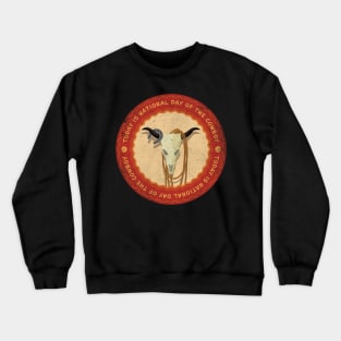 Today is National Day of the Cowboy Badge Crewneck Sweatshirt